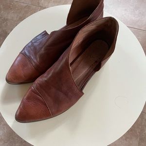 Free people leather flats